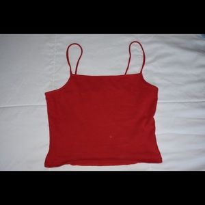 RED Crop top